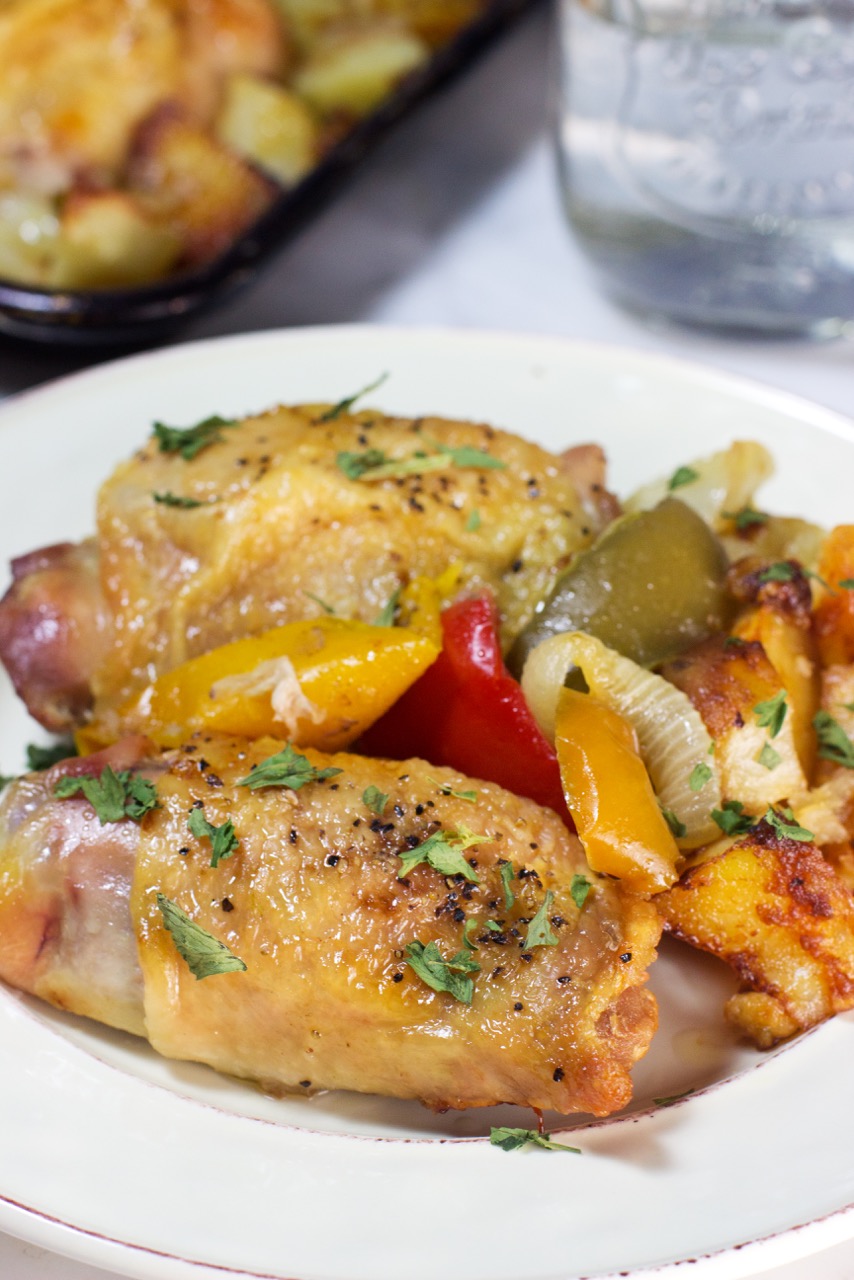 Sheet Pan Chicken And Peppers - Gluten Free Homestead
