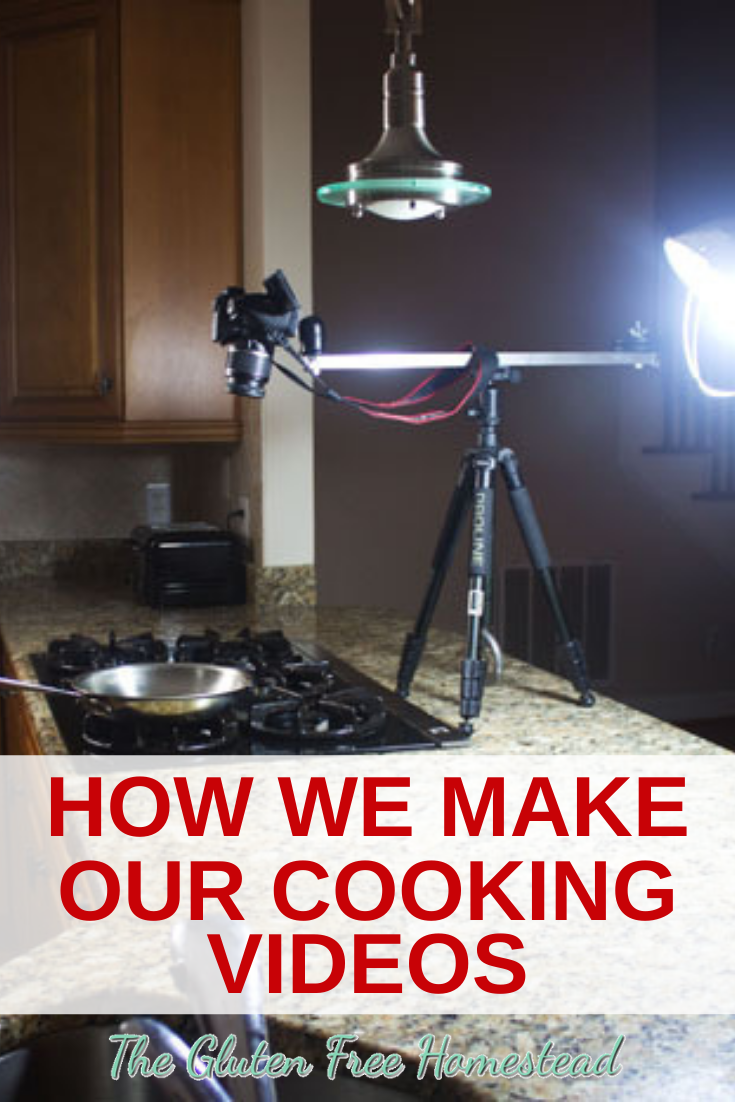 How We Make Overhead Cooking Videos - Gluten Free Homestead
